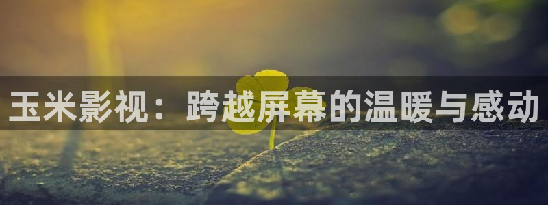 金牌影院app：玉米影视：跨越屏幕的温暖与感动